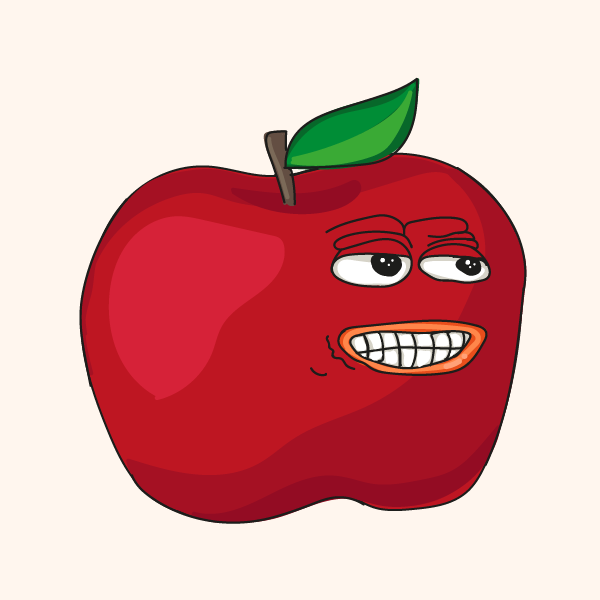 Pepe generative vegetables faces. #20 static token preview