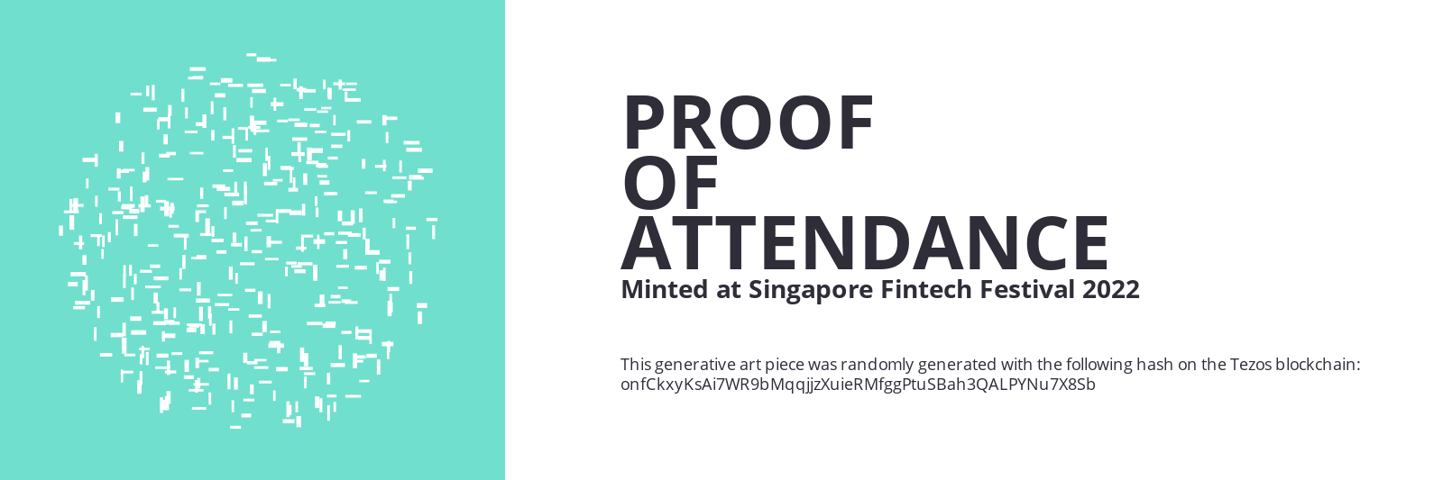 SFF2022 Proof of Attendance Token #2528 static token preview