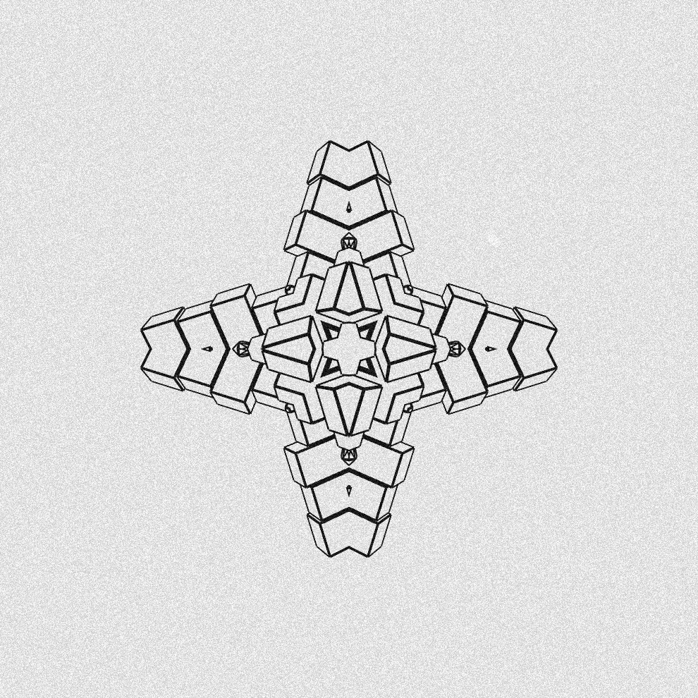 Monochrome Kaleido #20 static token preview