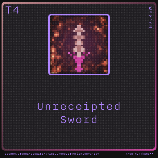 Gear for your quests - Sword #8 static token preview