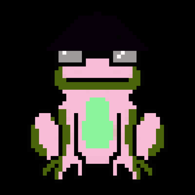 Whimsical Frog Family #2 static token preview