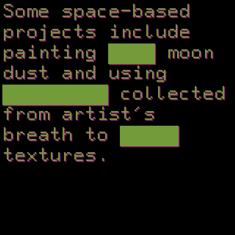 AI Sentences on Digital Art #1 static token preview