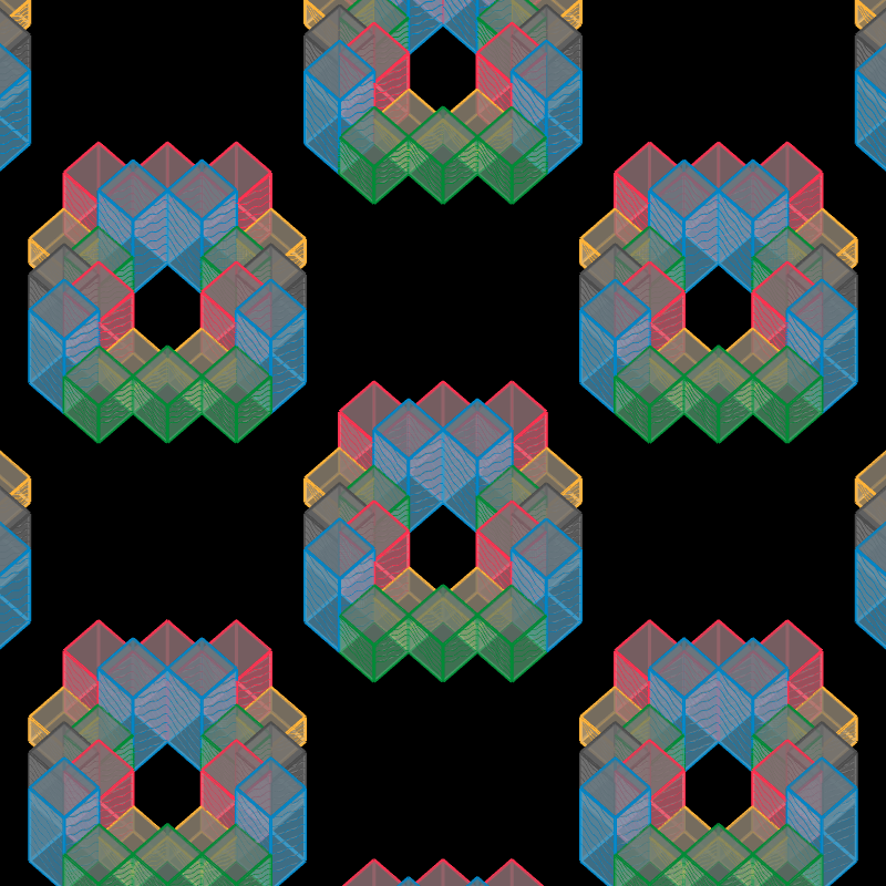 3D Pattern: BLOCK #19 static token preview