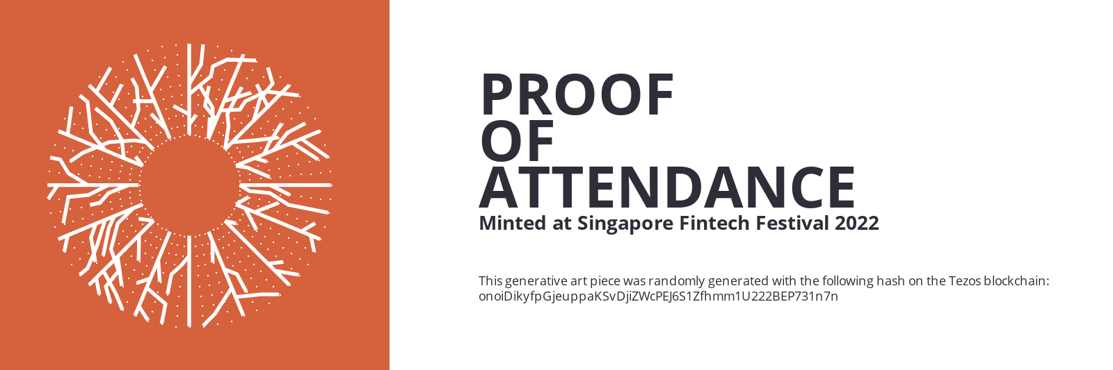SFF2022 Proof of Attendance Token #1625 static token preview