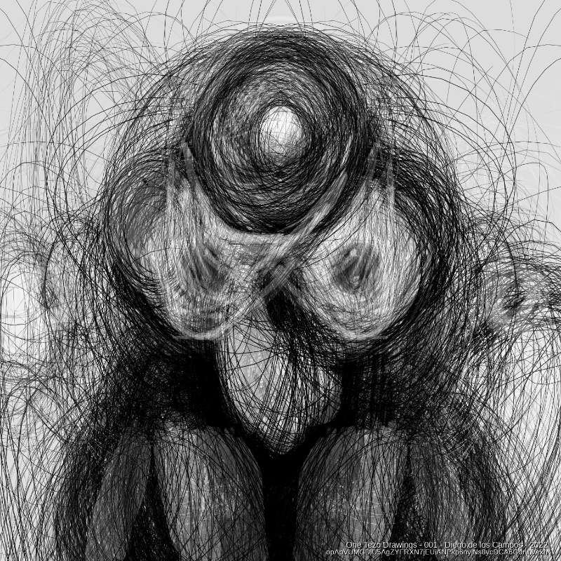 One Tezo Drawings #8 static token preview