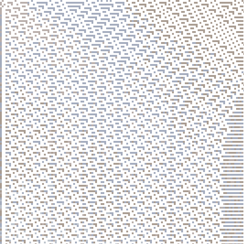Colored Elementary Cellular Automaton #17 static token preview