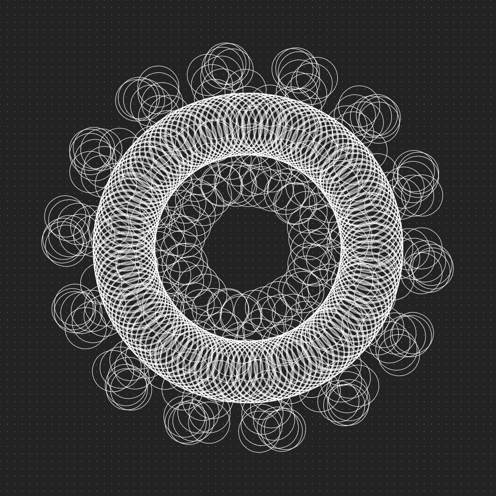 Spirographic Symphony #6 static token preview