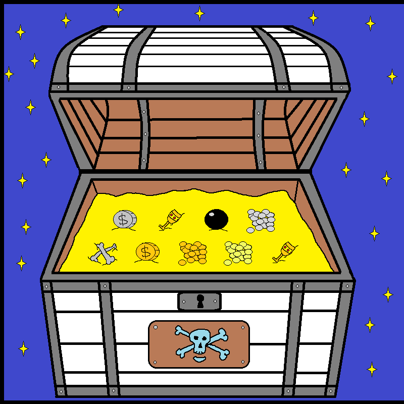 Treasure loot box #17 static token preview