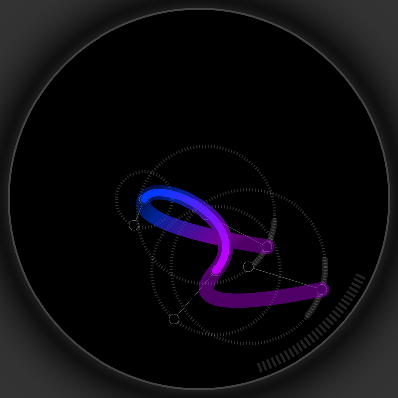 Neon Curves #19 static token preview