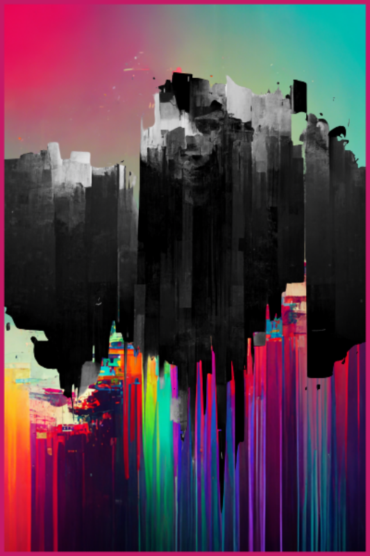 Glitched #33 static token preview