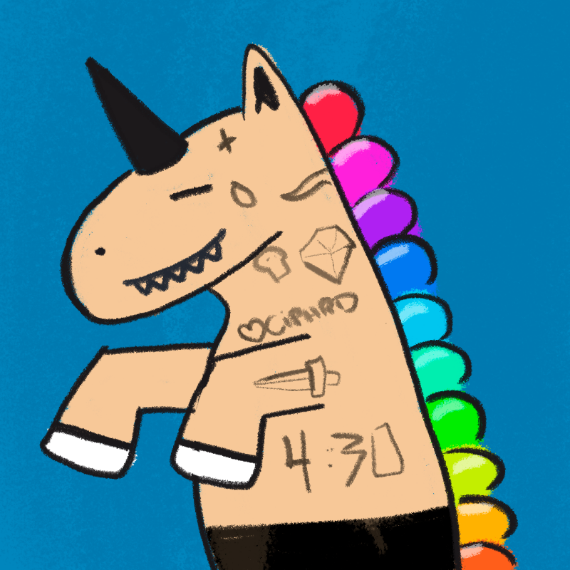 Peculiar unicornos #481 static token preview