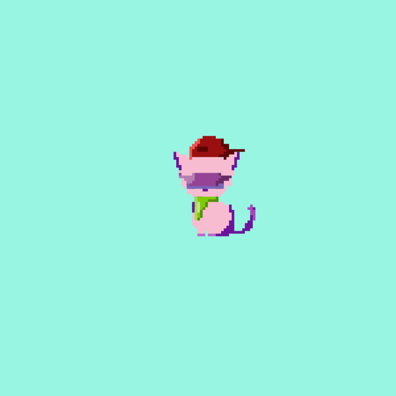 Pixel Cats #3 static token preview