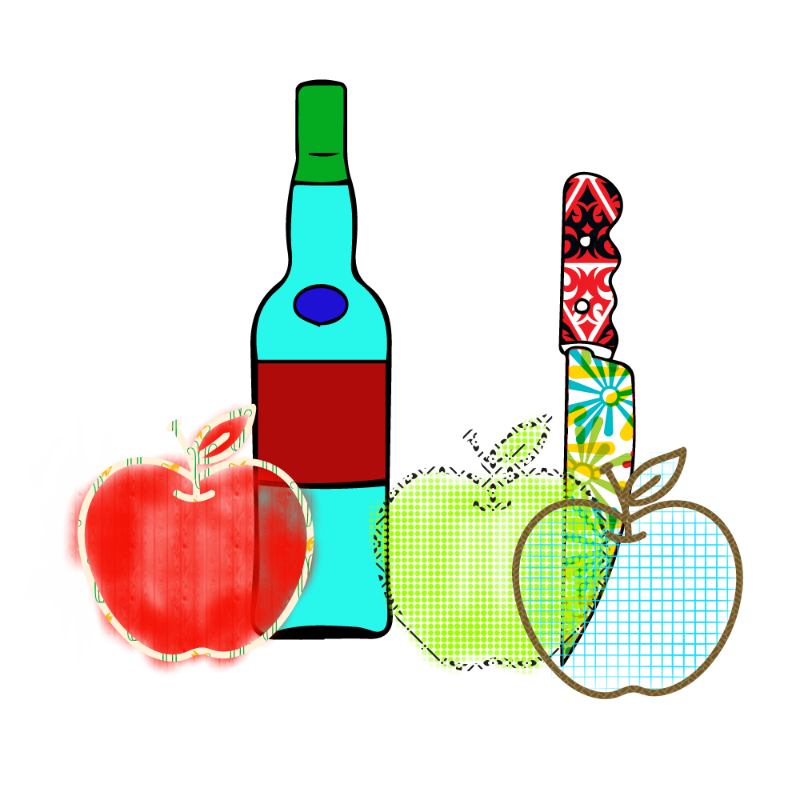 bottle and apples #2 static token preview