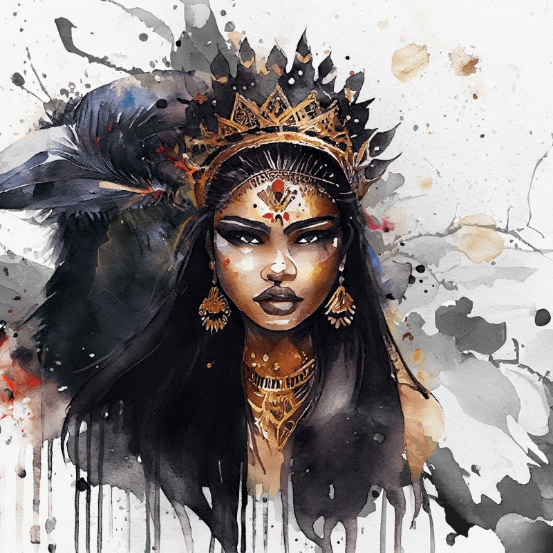 Shakti in Black #2 static token preview