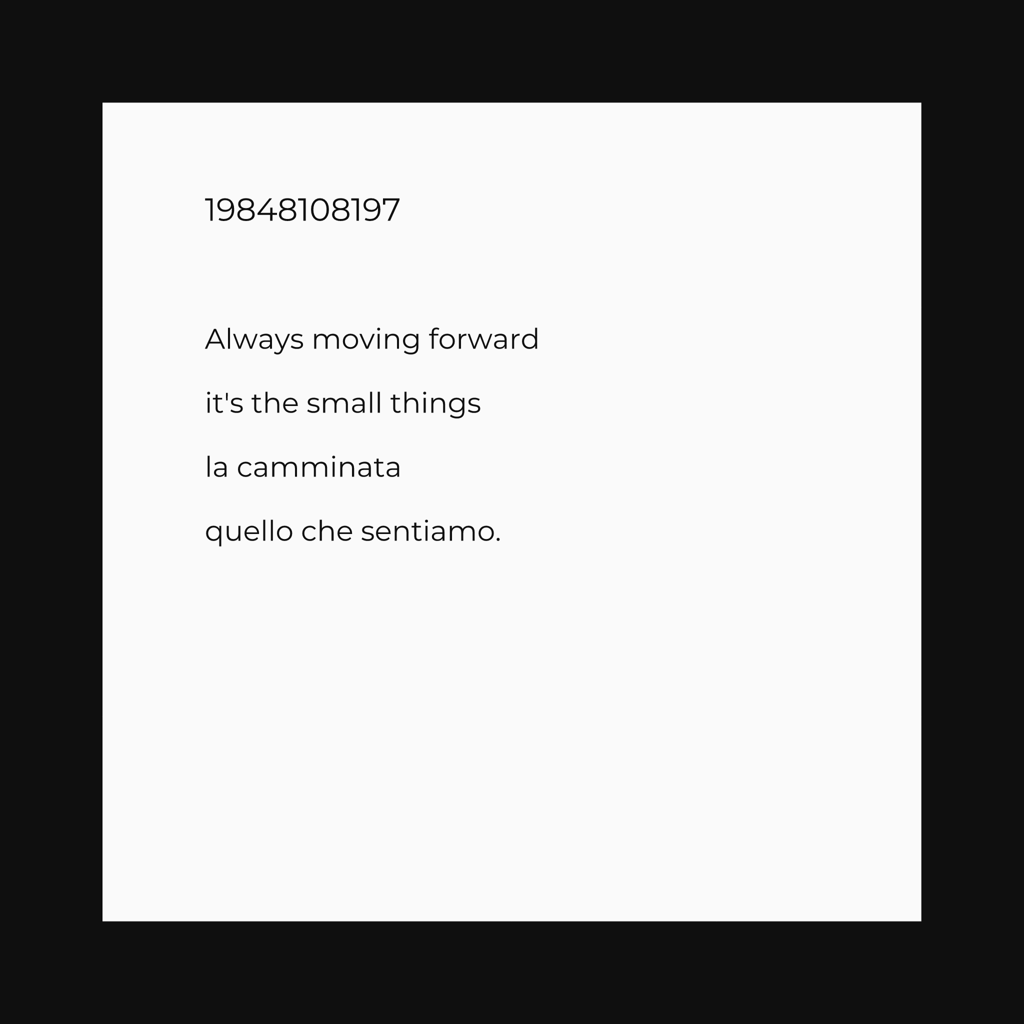 engoesback #18 static token preview