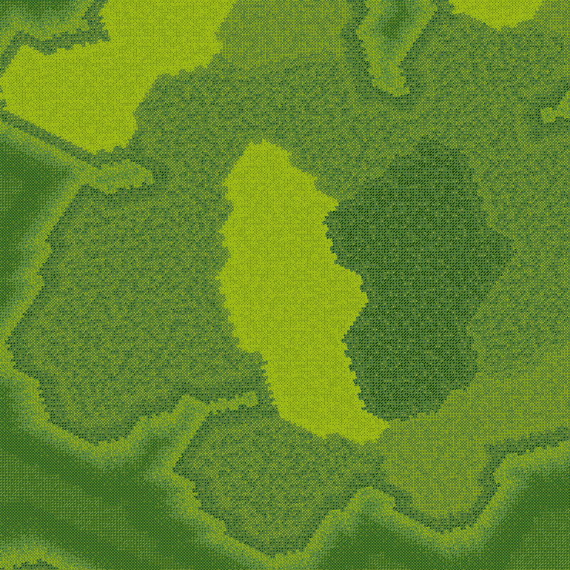 Littlecube Maps: Green Dithering #9 static token preview