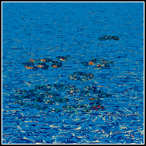 Polluted water lilies #19 static token preview