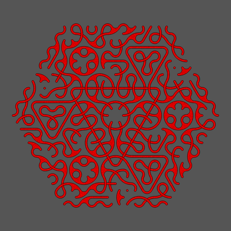 Threefold Symmetry - Dark Variations #10 static token preview