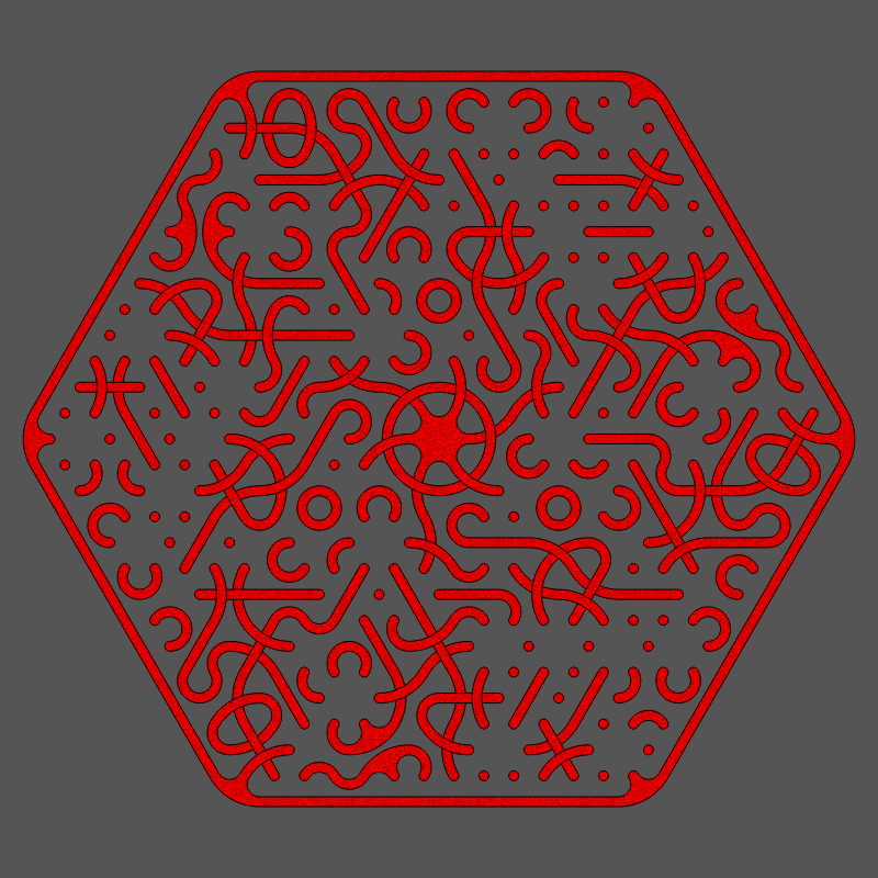 Threefold Symmetry - Dark Variations #16 static token preview