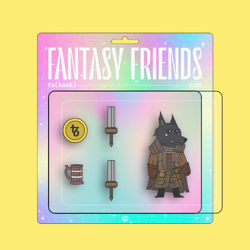 Fantasy Friends #15 static token preview