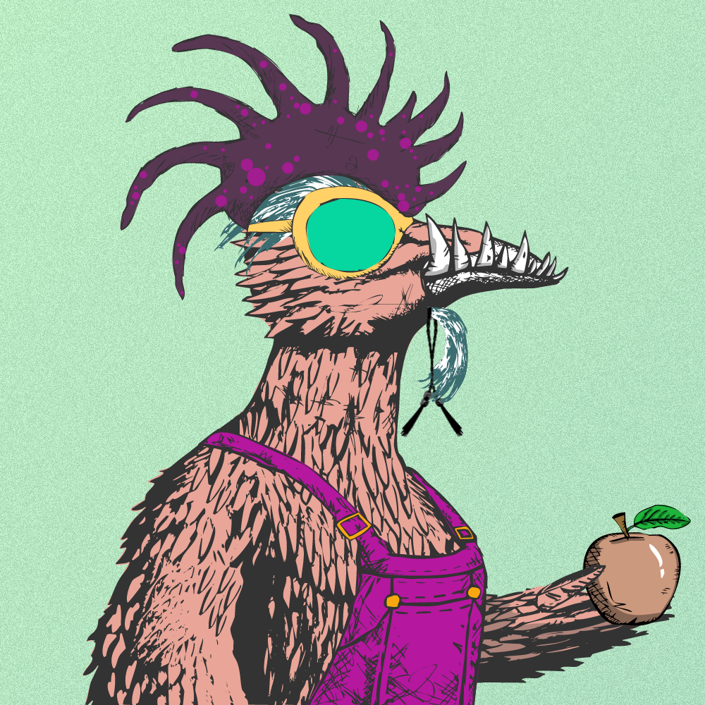Bad Bird #12 static token preview