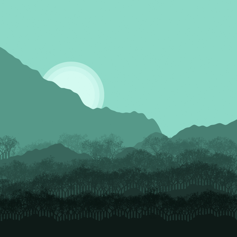 Generative Mountains #5 static token preview
