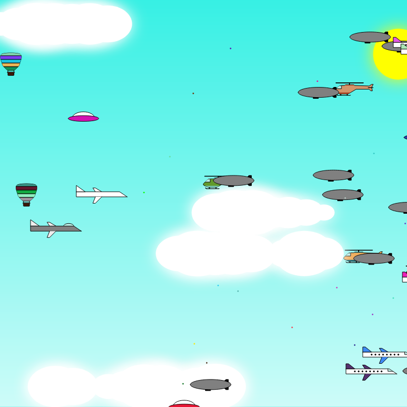 Busy Skies #23 static token preview