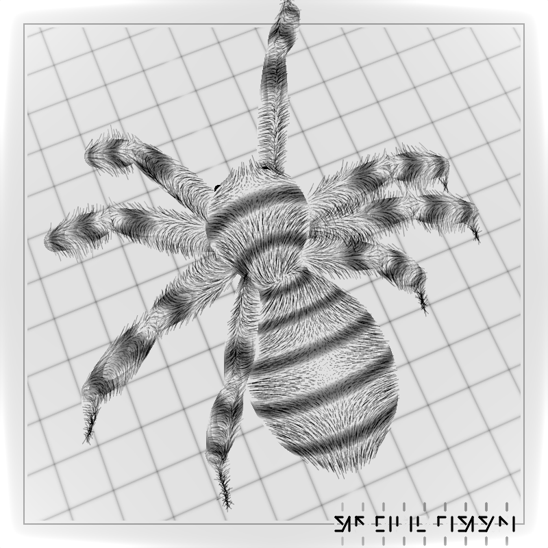 Impure Spiders #18 static token preview