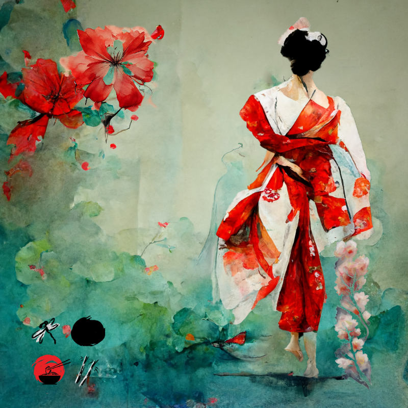 The dancing geisha #4 static token preview