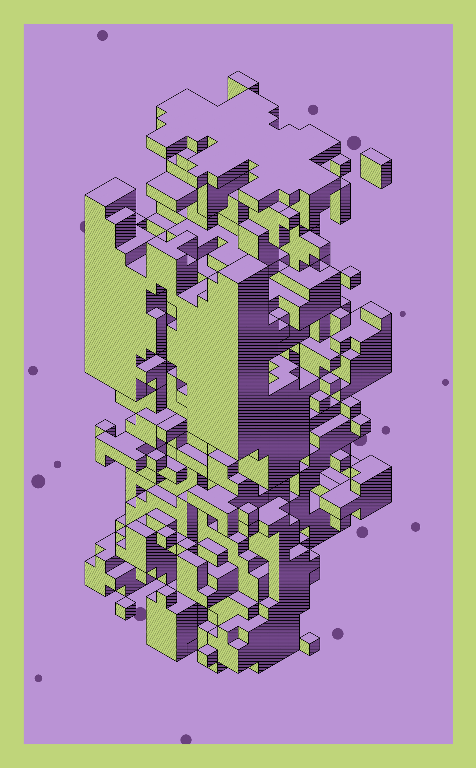 Corroding Cubes #12 static token preview