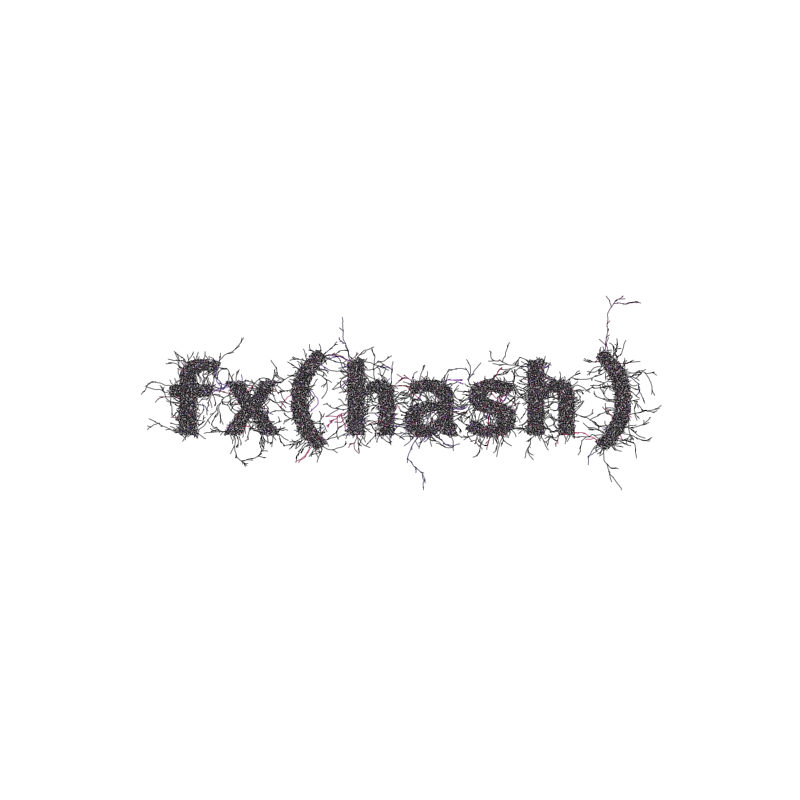 FXHASH Generative Logo #725 static token preview