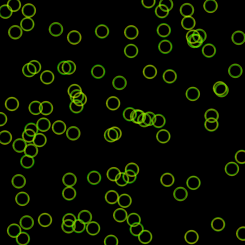Bouncing circles #8 static token preview