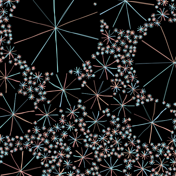 Vivid snowflakes #19 static token preview