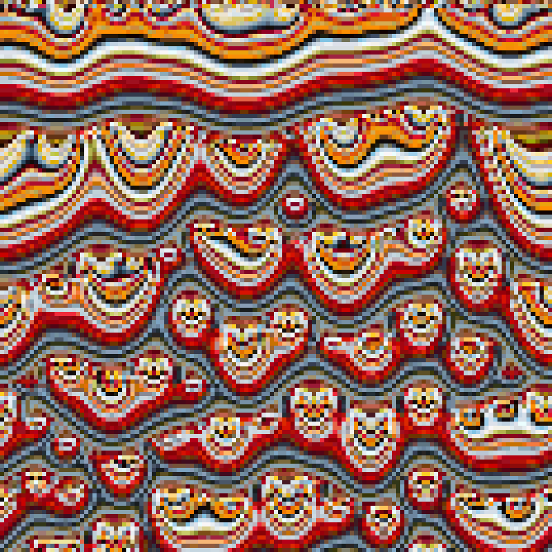 Descending Cellular Automata #7 static token preview