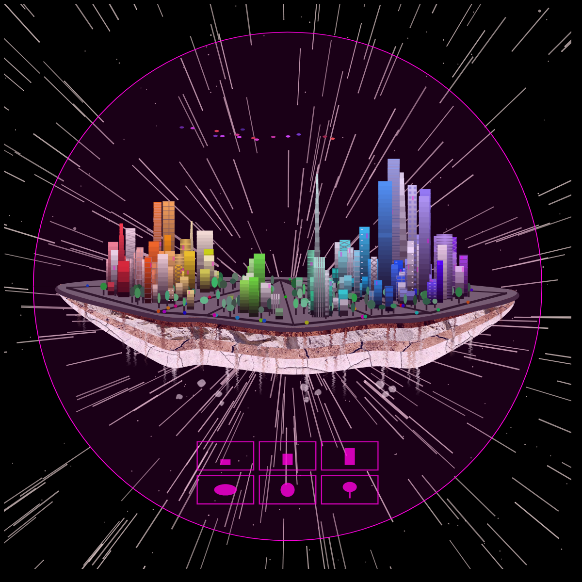 Fluidynamix - Cities #15 static token preview