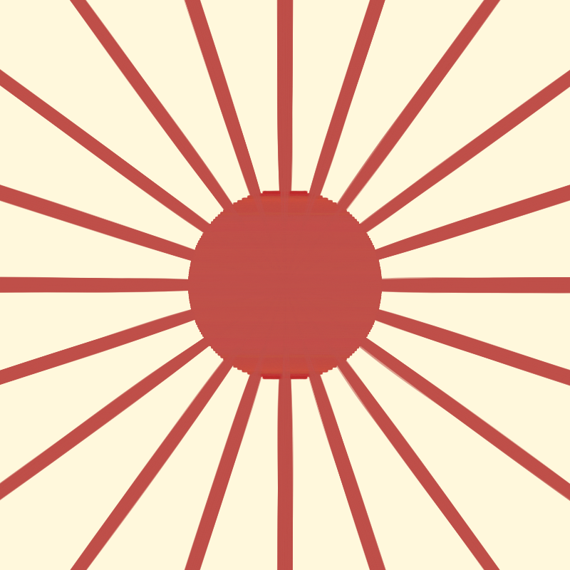 Lever de soleil linéaire #1 static token preview