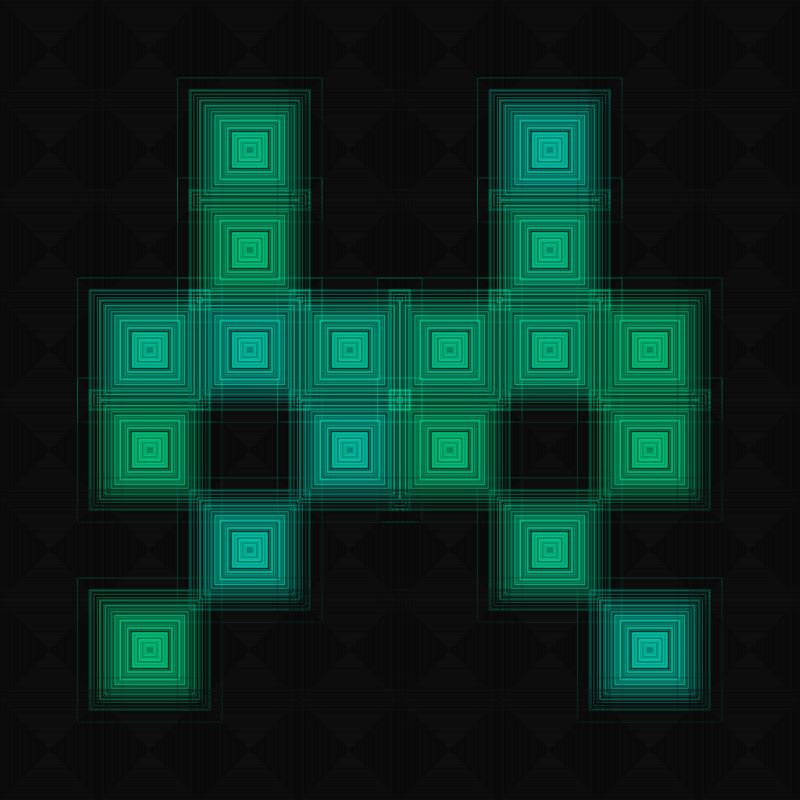 Not your average space invader #21 static token preview
