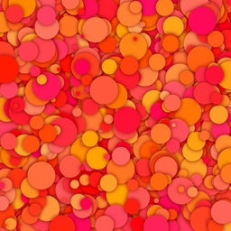 Circles in red tones 🔴 project preview