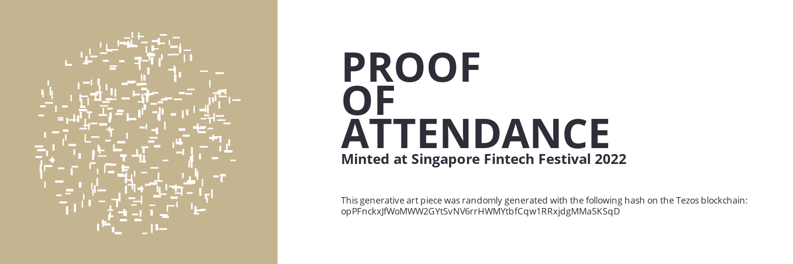 SFF2022 Proof of Attendance Token #507 static token preview