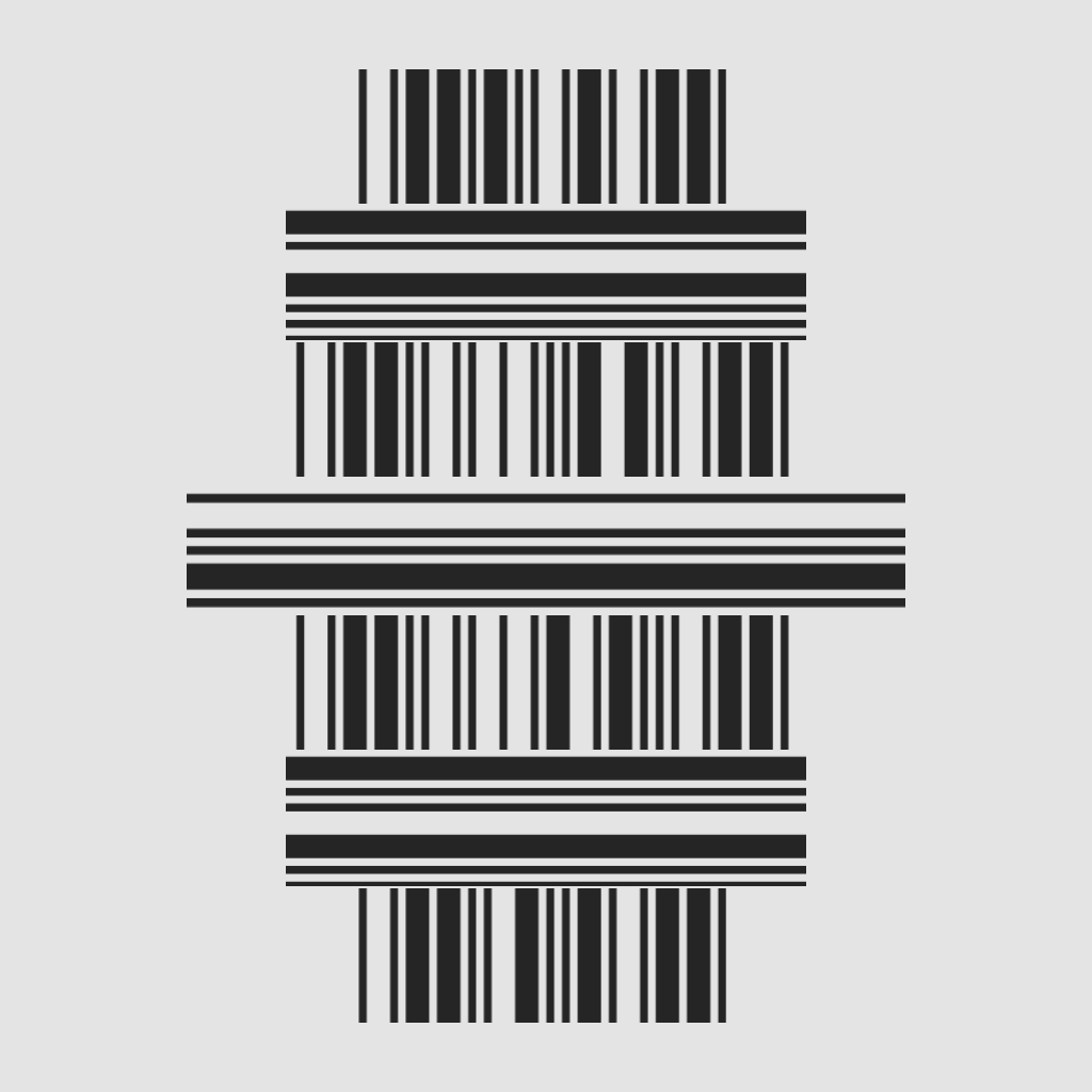 barcode(fxhash) #10 static token preview