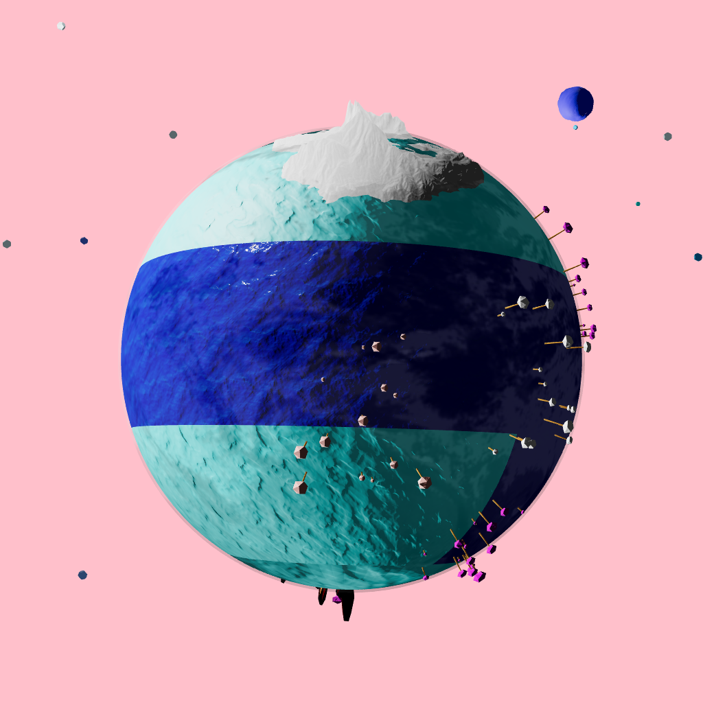 Exoplanets in texture #20 static token preview