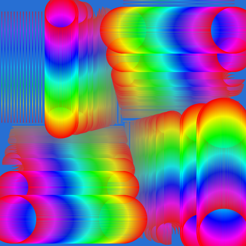 Fibonacci Rainbow Spiral ver3 var11 #1 static token preview