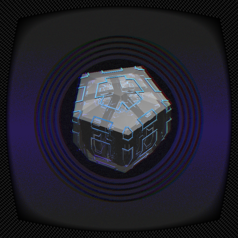 Glass kaleidoscope #9 static token preview