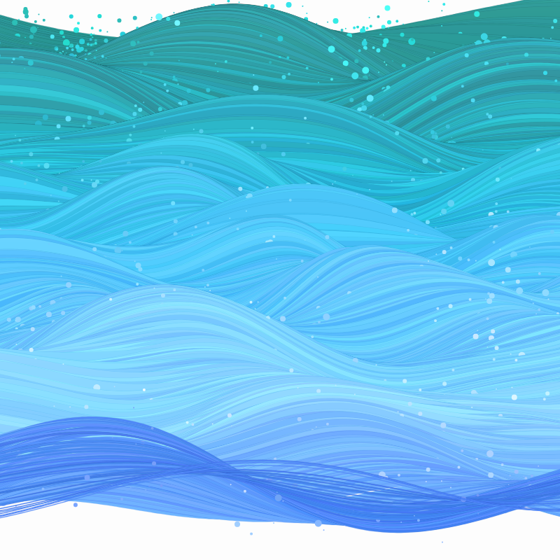 The Ocean Waves #8 static token preview