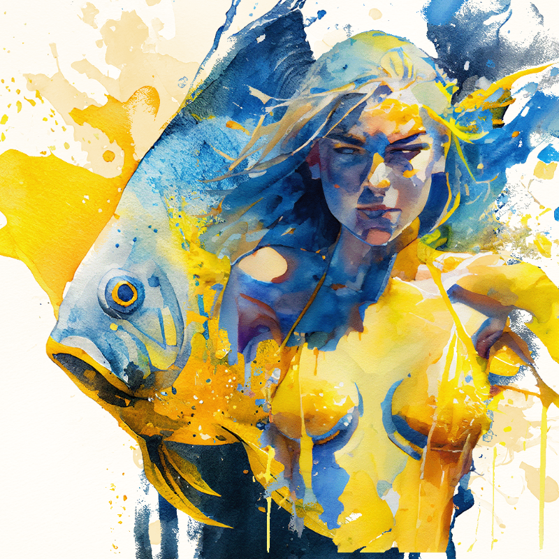 Artemis and Fish #19 static token preview