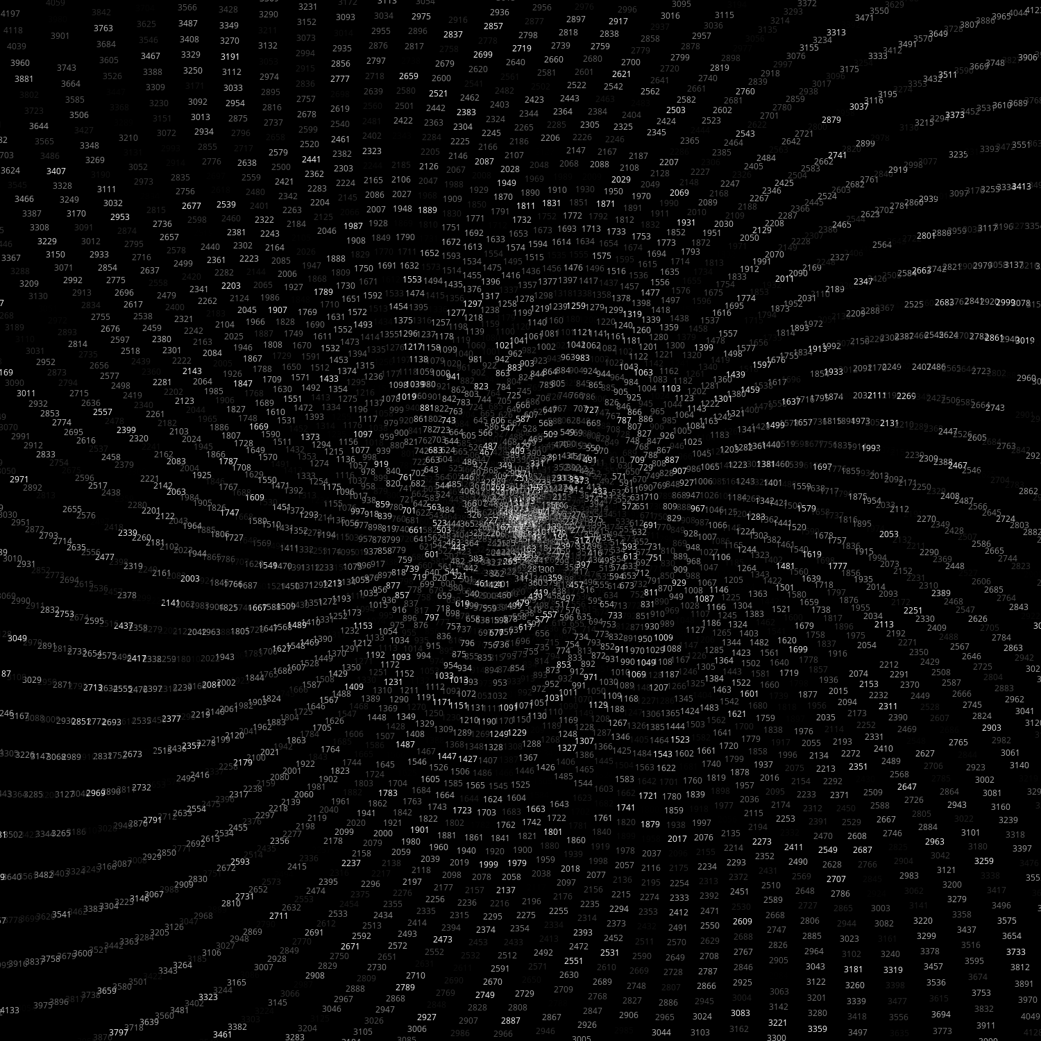 Polar Plot of Numbers #10 static token preview