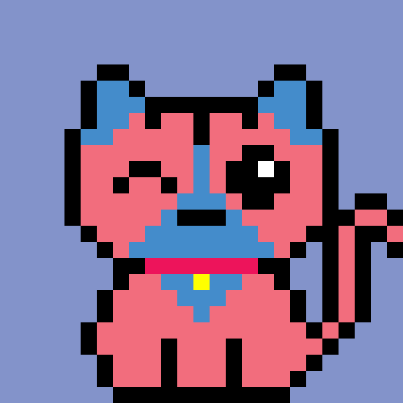 pixel cat #1 static token preview