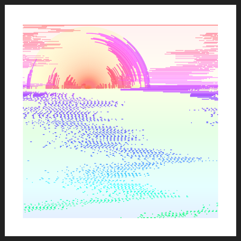 Glitch Acuarela #20 static token preview