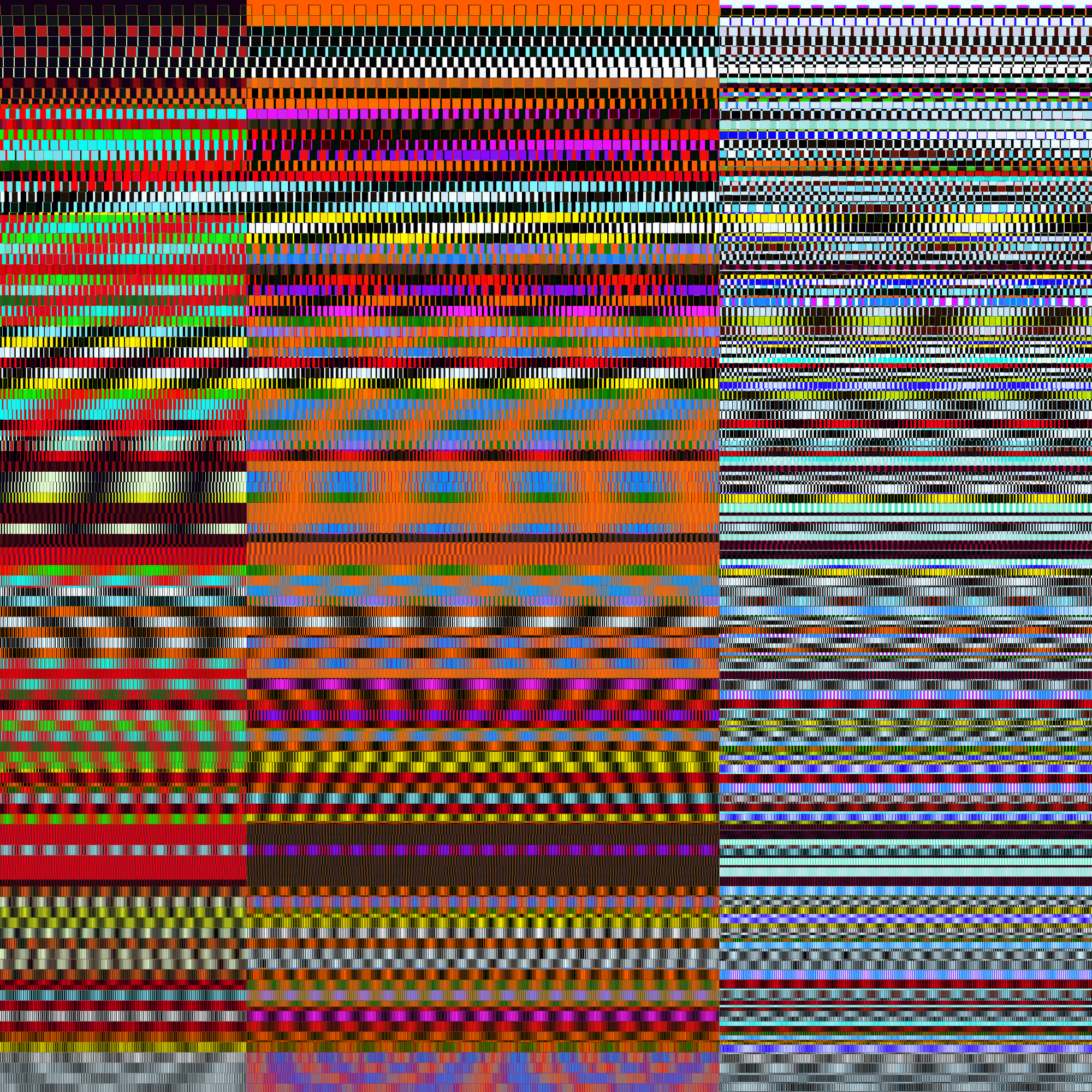 Glitchometry Stripes #21 static token preview