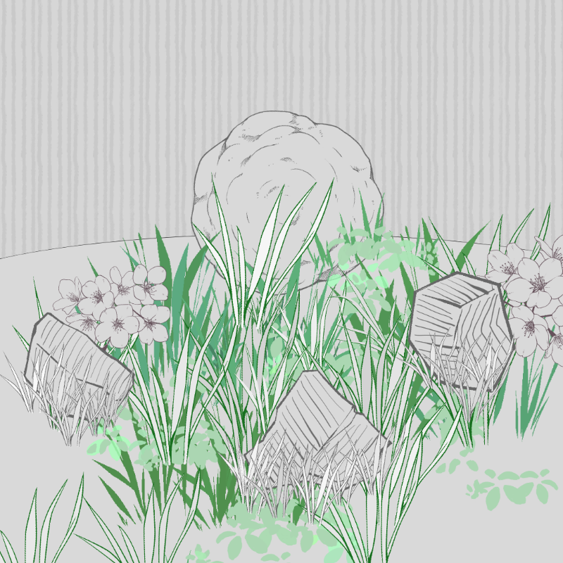 Wild Grass and Rubble #16 static token preview